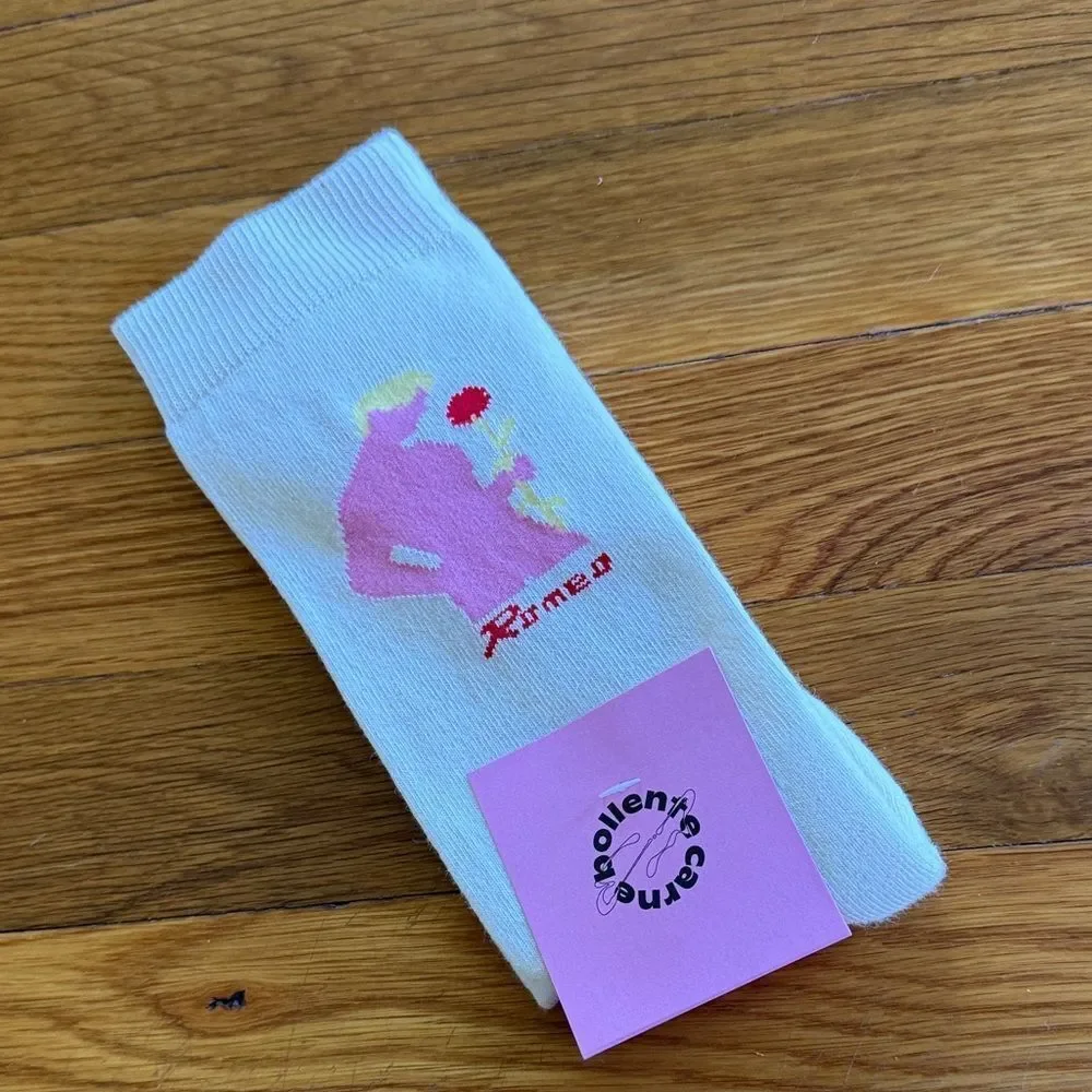 Carne Bollente NWT Carne Bollente Romeo Truly Felt Socks